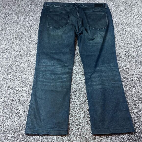 John Varvatos Wight Skinny Button Fly Denim Dark Wash Mens Size 38x28 - Picture 8 of 8